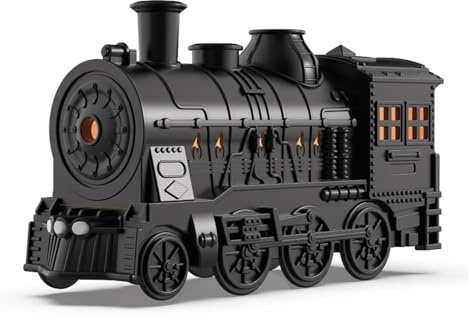Essential Oil Diffuser, Negative Ion Train Shape Cool Mist Humidifier for Bedroom (UK Plug)