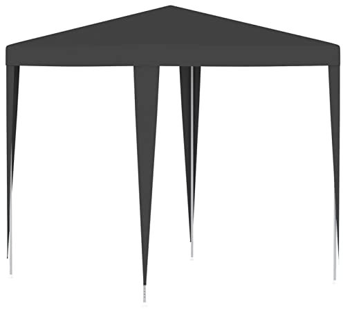 Rantry Gazebo per Feste Professionale 2x2 m Antracite, Gazebo da Giardino, Gazebo Ombrellone da Giardino Spiaggia Pesca Esterno Antivento per Arredo Giardino Terrazzo Ambienti Decorazione da Mobili