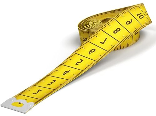 SchneidermaßBand for Sewing Weiches Doppelmaßband 200 cm / 78 Zoll Maßband mit Knopf, Körper- und Umfangsmaßband für Schneider, Handwerker und Haushalte(Gelb) | Maßband mit Knopf, Körper- und Umfangsmaßband für Schneider, Handwerker und Haushalte(Gelb)