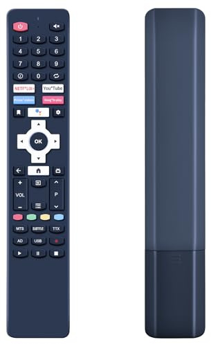 TCNOUMT Neu Universal Fernbedienung Passend für Sharp TV 32FG4EA 40FG2EA 32FG2EA für Android TV D800208 D800220 Kompatibel mit EKO TV K240HSG K43FSG11 K320HSG K58USG für Dyon Smart 42 32 40 43