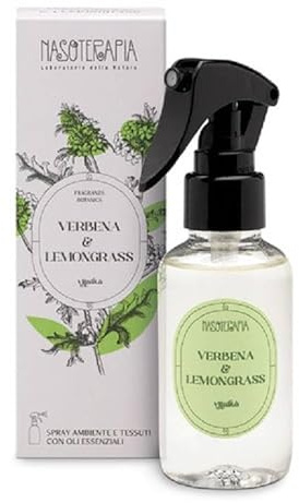 Nasoterapia Raum- und Textilspray mit ätherischen Ölen VERBENA UND LEMONGRASS