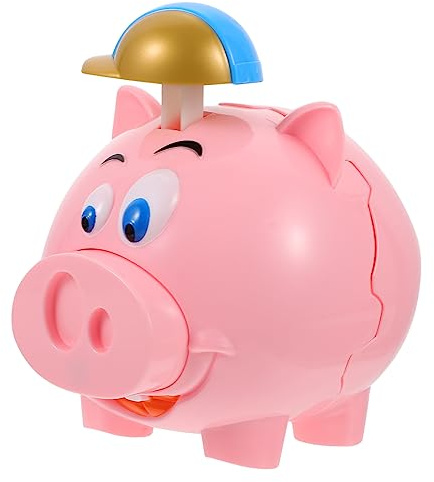 Abaodam Salvadanaio Creativo a Forma Di Porcellino Per Ragazzo Ragazza, Gioco Divertente Per Risparmio, Decorazione Cameretta Resistente e Facile Da Usare, Regalo Compleanno e Natale