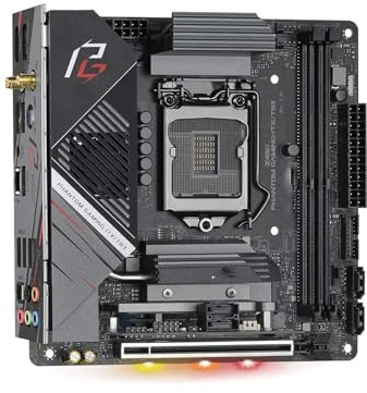 XYYZXKL schede Madri La Scheda Madre Fit for ASROCK Z490 Phantom Gaming-ITX/TB3 Mini-ITX Supporta CPU Core i3-10105F 11600 10100 Intel Z590 LGA 1200 DDR4 64 GB