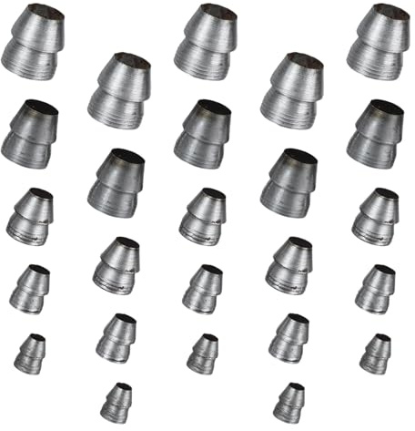 CLISPEED 25 pezzi Cunei con Manico Rotondo in Ferro per Martelli e Asce da Sicurezza Antiallagamento Resistenti e Facili da Installare per Utensili da Falegnameria e Agricoltura