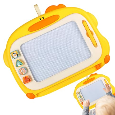yanzisura Pizarra Magnética de Dibujo | Juguete Educativo Borrable para Aprendizaje - Tablero de Garabatos para Pintar | para Niños de 1 a 3 Años Hogar Coche Viaje Escuela