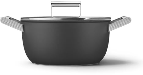Faitout antiadhésif 24cm - CSF2412BLM - SMEG