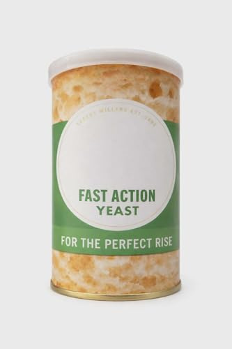 Fast Action Dried Yeast for Bread Baking – Instant Active Yeast for Bread, Pizza & Dough – Easy Bake Baking Yeast Sachets 100g