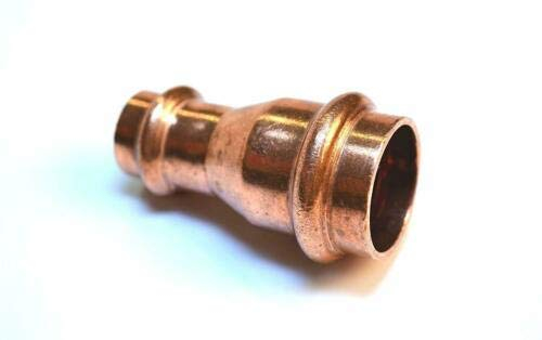 Pressfittings Kupfer V Konturen Alle Varianten Trinkwasser Gas Heizung (Reduziermuffe Ø, 35x22)