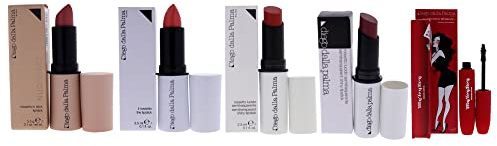 Diego Dalla Palma Shiny Lipstick My Toy Boy Mascara – 151 Black Kit for Women 5 Pc Kit