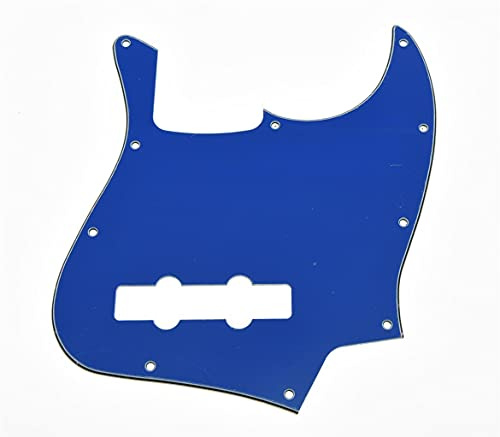 Dopro Jazz Bass J Bass Pickguard für USA/Mexican 4 String FD Jazz Bass blau 3-lagig