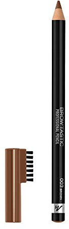 Manhattan Brow'Tastic Professional Pencil Fb. 002 Hazel, Augenbrauenstift mit integriertem Bürstchen, 1,4 g