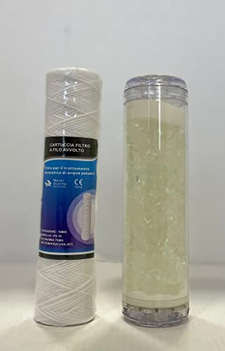 Generico Wasserweicher Kalkfilter 10 mit Polyphosphat und Gewinde, 1 Kartusche