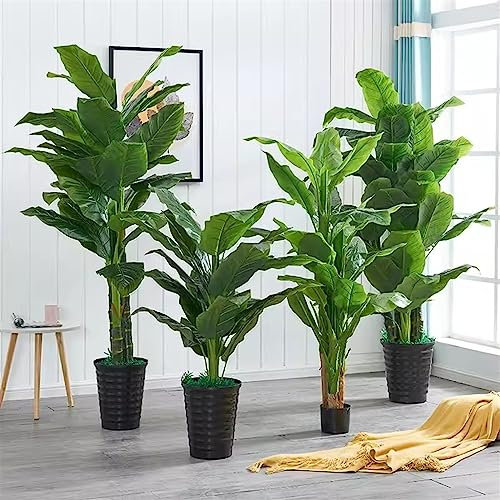 Alberi Artificiali 120 150 190 Cm Alto Ramoscello Di Banano - Palme Tropicali Alberi For Portico Della Porta D'ingresso/Inaugurazione Della Casa/Balcone, Pianta Extra Large In Piedi ( Size : 1pole 120