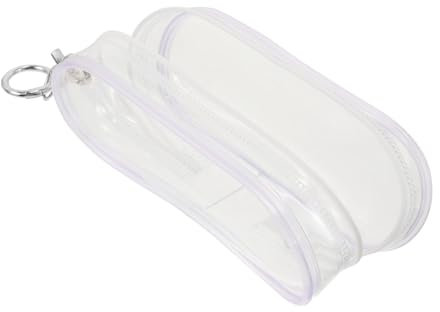 ibasenice Puppentasche Aus PVC-Material Transparente Minitasche Mit Haken Kleine Aufbewahrungstasche Für Puppe Tragbar Und Praktisch