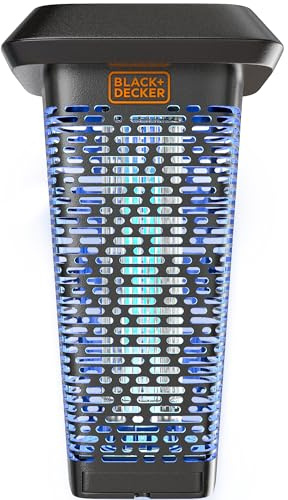 Bug Zapper & Fly Trap-Mosquito Repellent- Gnat Killer Outdoor & Indoor Electric UV Bug Catcher for Insects- 2 Acre Coverage for Home, Deck, Garden, Patio Commercial Strength