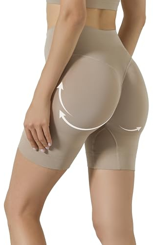 Risalti Guaina Contenitiva Donna Push Up Glutei - Pantaloncini Contenitivi Donna, Intimo Modellante, Ciclista e Short in Microfibra Senza Cuciture, Guaina Pancia Piatta