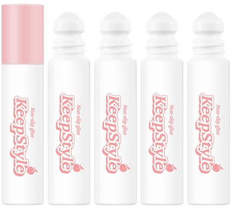 5Pcs Fashion Tape Klebestreifen Kleidung Body Tape Klebestreifen Kleidung Roll-On Transparentes Einfach zu entfernen für alle Stoffarten und empfindliche Haut Selbstklebend mit starkem Halt