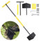 Cortadora de Bordes con Dientes de Sierra,Bordeadora Cesped con Mango Alargado 108CM,Cortador de Bordes de Césped,Diseño con Pedal para Facilitar el Trabajo Herramienta de Borde de Césped