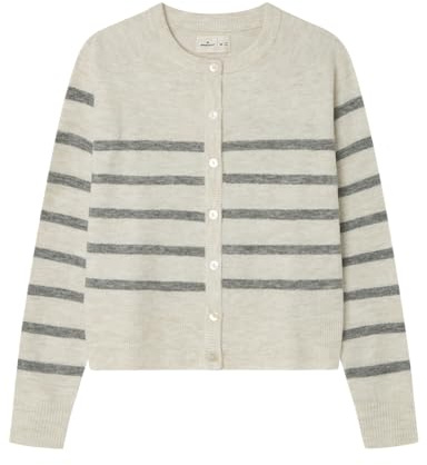 Springfield Round Neck Elastane Cardigan Cuello Redondo, Beige, S para Mujer