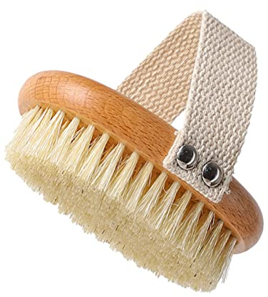 VERDANVERSE Cepillo Corporal Exfoliante de Natural para Masaje Ducha Cepillo de Espalda Suave y Durable para Exfoliación y Cuidado para Seco y Húmedo