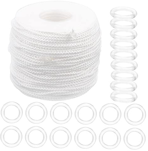 Ciieeo Anelli Per Tende Pacchetto Di Delicati e Graziosi Kit Di Corde Per Tende Pacchetto Per Riparazione Di