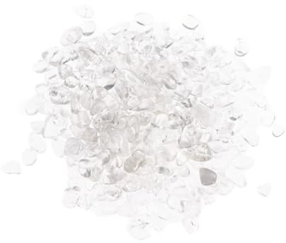 LOLIPPYY Gravier Naturel Cristal Blanc Galets Décoratifs pour Aquarium Pot de Fleurs Vase Ornement Deau Douce Pierre Démagnétisante et Facile à Nettoyer