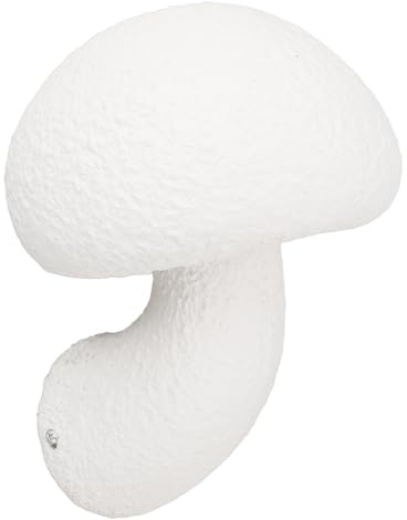 Retro Mushroom Wall Lamp Sturdy Construction G9 Light Source Decorative Lamps for Kitchen Dining Room, Metal Mushroom Simple Wall Light in Neutral
