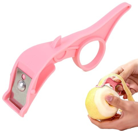 Sbucciatore Per Arance,2 In 1 Sbucciatore Per Frutta Antiscivolo | Acciaio Inossidabile Affettatrice Per Verdure,Per La Preparazione Dei Pasti Per Arancia Carota Insalata Patata Limone