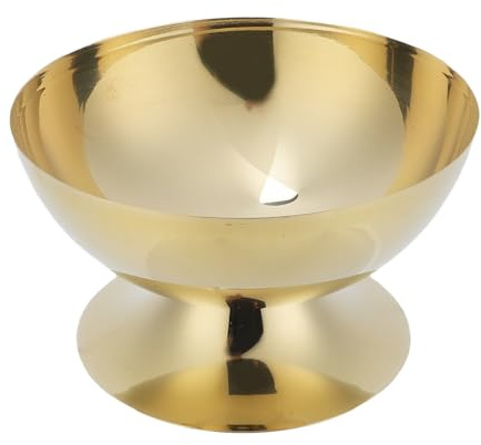 Sunicon Eisschale, Edelstahl, Eisbecher, Joghurtsalat, Obstpudding, Heimparty-Dekorationen, Gold (Kurz)