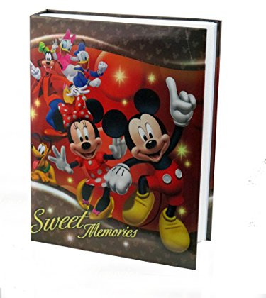 Disney Exklusive Mickey Mouse & Friends Sweet Memories Rot Fotoalbum für 200 Foto Größe bis 10,2 x 15,2 cm