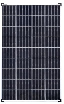 Enjoy solar Mono 140 W 12V Panneau solaire monocristallin Panneau solaire photovoltaïque idéal pour camping-car, abri de jardin, bateau