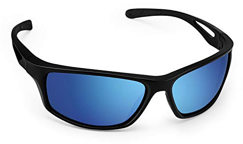 CHEREEKI Polarisierte Sport-Sonnenbrille mit UV400 und TR90-Schutz, sehr leicht, für Angeln, Golf, Radfahren