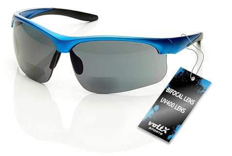 voltX ULTIMATE SPORTS Lunettes de Sécurité Bifocales Fumées +2,0