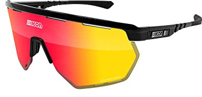 Brille AEROWING Black Gloss Mir RED