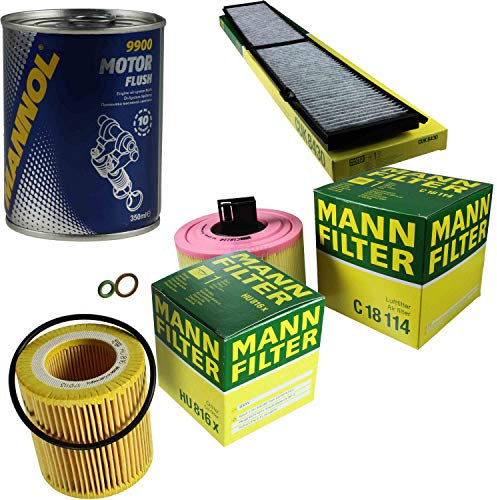 QR-Parts Set 85476081 CUK 8430 HU 816 x C 18 114 9900 Original MANN-Filter Inspektionspaket SCT Motor Flush Motorspülung 11586940