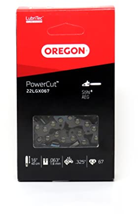 Oregon 22LGX PoweCut Sägekette für 40 cm Schwert mit 67 Treibgliedern - Vollmeißel passend für Stihl Motorsägen