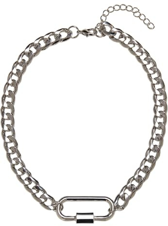 Urban Classics Unisex Fastener Necklace