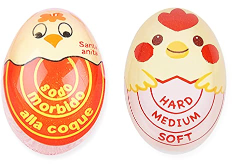 Temporizador de Huevo, Egg Timer, para Huevos Escalfados, Casa, Escuela, Restaurante, 2 Piezas
