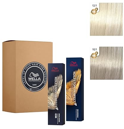 Koleston Perfect ME+ Rich Naturals 12/1 Spezialblond Asch 60ml & Koleston Perfect ME+ Rich Naturals 10/1 Hellstes Blond/Asch 60ml