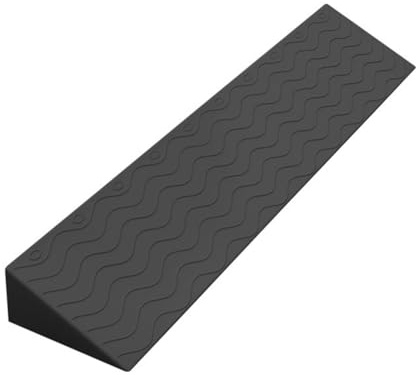 TPPIG Türschwellenrampe Rollstuhlrampe, Rampe Rollstuhl, 99cm Längen Schwellenrampe, Türschwellenrampen, Rampe Türschwelle, Rollstuhlrampe Türschwelle, Rampe für Rollstuhl, Rollstuhl Rampe 6cm Black