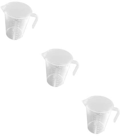 Alipis 3pcs Fish Tank Feeder Measuring Cup Aquarium Scale Cup Household Fish Feeder Accessories Measure for Aquarium