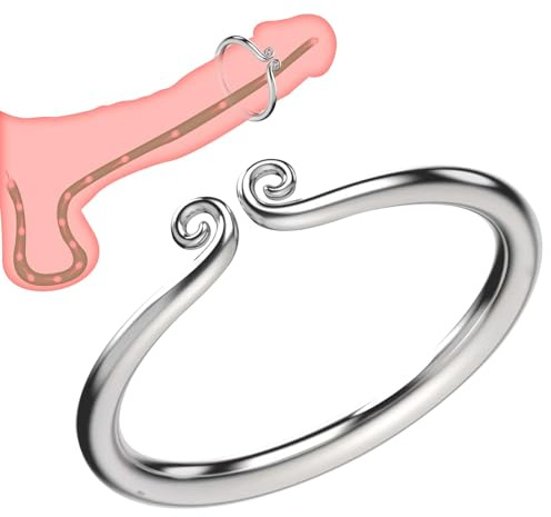 Anneau pénis en métal, anneaux péniens pour homme, anneau de gland en métal pour homme, bijou intime en métal pour homme, anneau pénien en acier inoxydable pour homme, anneau de gland, anneau de