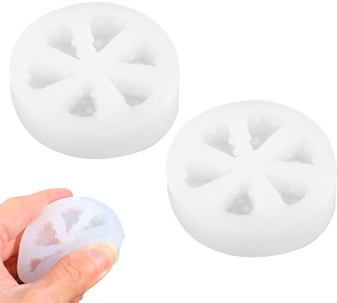 Housoutil Stampo Resistente per Uso Professionale e Fai da Te in Pasticceria Facile da Pulire in Silicone a Forma di Formaggio 2 Pezzi in Pasticceria per Dolci e Candele