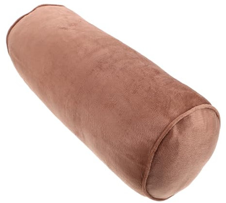 Ciieeo Memory Foam Foot Cushion Soft Velvet Neck Roll Pillow for Foot Therapy Yoga Support and Bedtime Comfort