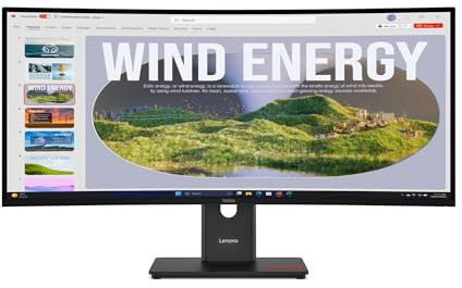Lenovo ThinkVision T34WD-40 (34) WQHD HDMI/DP/USB-C/Doc