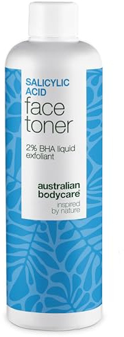 Salicylic Acid Toner for Acne-Prone & Oily Skin, Helps reduce Clogged Pores & Breakouts – with 2% Salicylic Acid, Glycolic Acid, Zinc & Panthenol