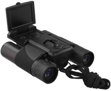 ZYWUOY Binocolo con fotocamera digitale, 10 x 25, 5 MP, 1080p, con schermo LCD da 2 pollici, ottica ad alta potenza per bird watching, caccia, viaggi
