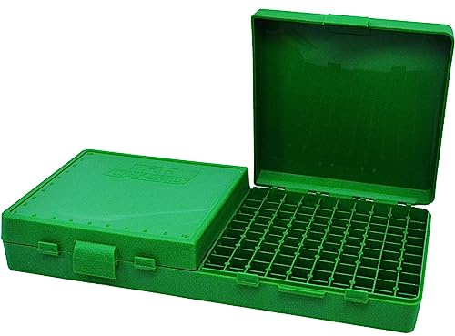 MTM Munitionskiste, rund, 9 mm, ACP 200, Grün, 200 Stück