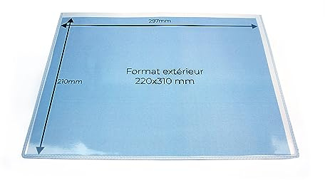 5 Magnethüllen A4 21 x 29,7 cm transparent