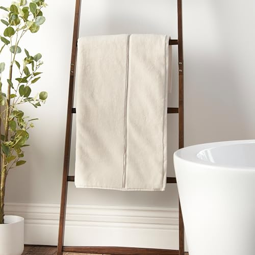 Bianca Zero Twist Satin Stitch Cotton 50x85 cm Hand Towel Cream